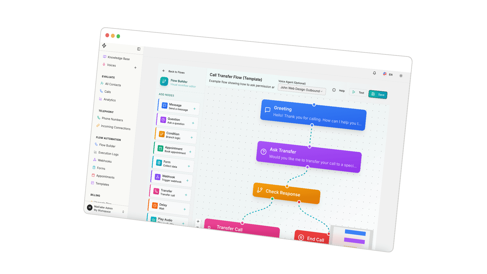 AgentLabs - AI Voice Calling Agents & Lead Intelligence SaaS Platform screenshot 2